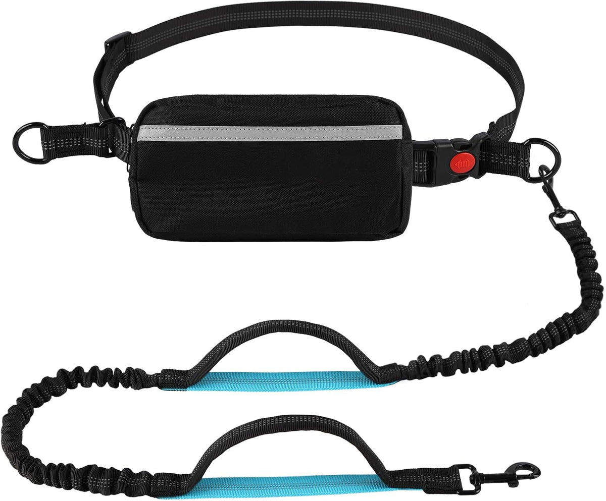 Professional Hands-Free Bungee Dog Leash for Large Breeds - Waist Leash for Comfortable Dog Walking