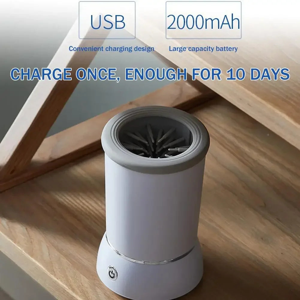 Electric Automatic Dog Paw Cleaner and Massager - USB Rechargeable Foot Washer for Small to Large Dogs