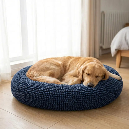 Muddy Mat Cloud K-9 Chenille Round Pet Bed